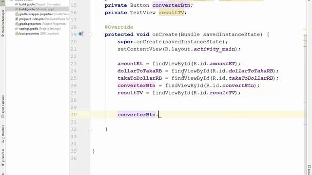 02. Android Tutorial: A Simple Currency Converter Design App development | Android studio смотреть онлайн