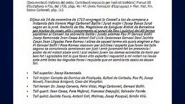 Esplugues entre la Guerra de successió i la Guerra del Francès смотреть онлайн