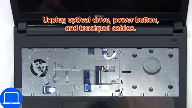 Dell Inspiron 15 5555 (P51F002) Power Button Board How-To Video Tutorial смотреть онлайн