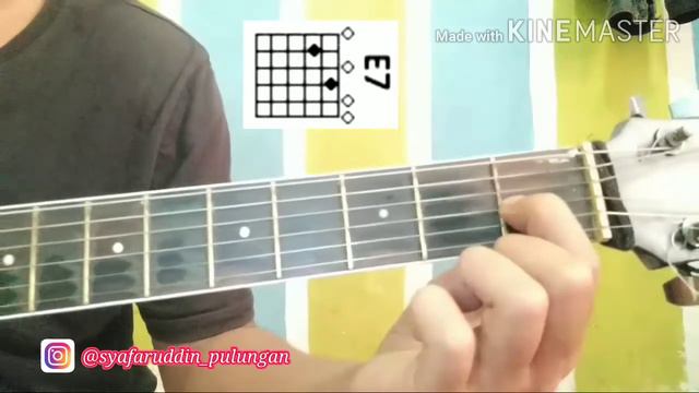 Belajar kunci/chord gitar A7 B7 C7 D7 E7 F7 G7 / full detail смотреть онлайн