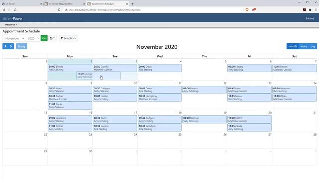 Create a custom, web-based scheduling calendar in 10 minutes смотреть онлайн