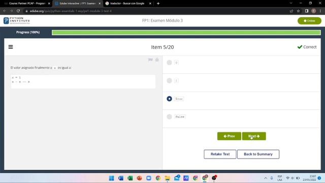 FP1 EXAMEN MODULO 3 смотреть онлайн
