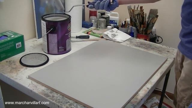 #35 How to Prepare MDF Wood Panel for Your Next Masterpiece | Marc Harvill Art смотреть онлайн