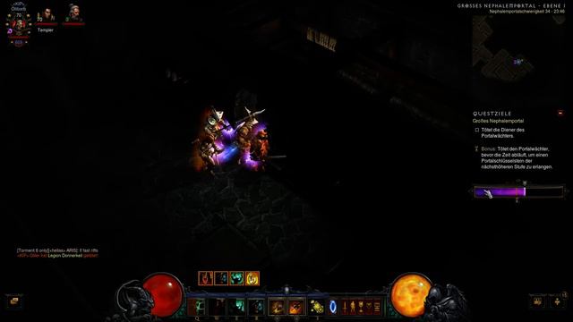 Diablo III EQ/IK-Barb Greater Rift 34 смотреть онлайн