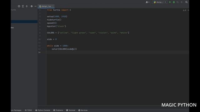 Colorful Spiro Using #Python #Turtle | Turtle Python Drawing | Turtle Python Graphics смотреть онлайн