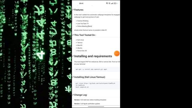 CAMPHISH TOOL INSTALL IN TERMUX Ll LIVE PROOF Ll 2023 #cybersecurity #viral #wscubetech #termux