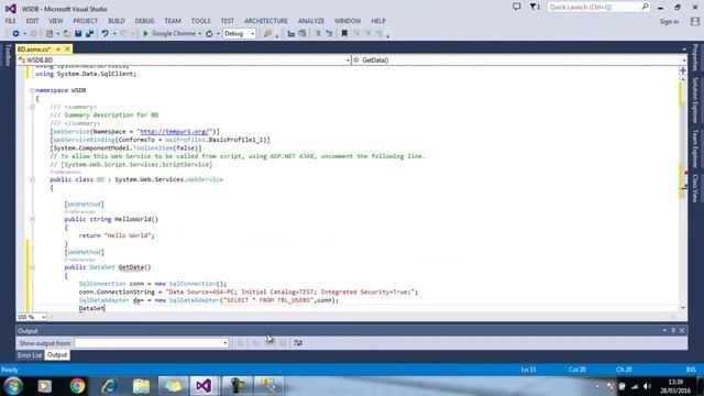 Conexión a Base de Datos SQL Server desde un Web Services Soap C# con Visual Studio смотреть онлайн