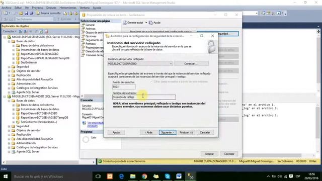 Creación de Espejo Mirroring en SQL Server 2012 смотреть онлайн