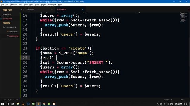 #3 CRUD App Using Vue.js, Bootstrap 4, PHP, MySQLi | Vue.js Advanced Tutorial смотреть онлайн