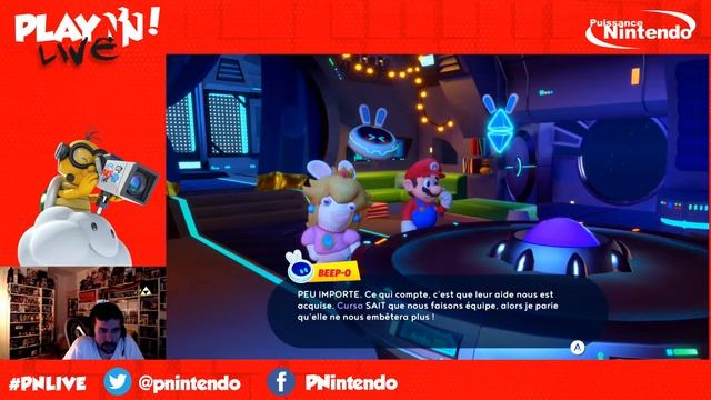 PlayN! Live Mario lapins Crétins Sparks Of Hope (Switch - Ubisoft 2022) смотреть онлайн
