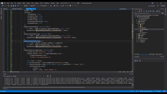 Asp.net Core platformda Devextreme Scheduler смотреть онлайн