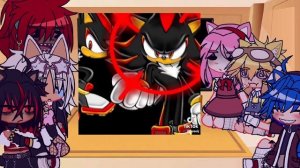 Sonic and friends react to shadow!!☆ ||Gacha nox|| READ DESCRIPTION