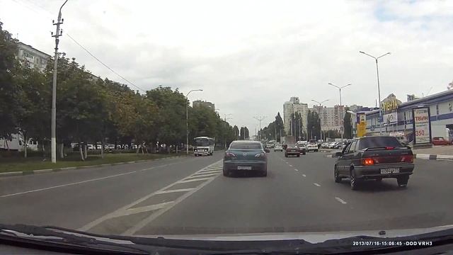 Поворот через сплошную/езда по полосе для встречного транспорта. Белгород. смотреть онлайн