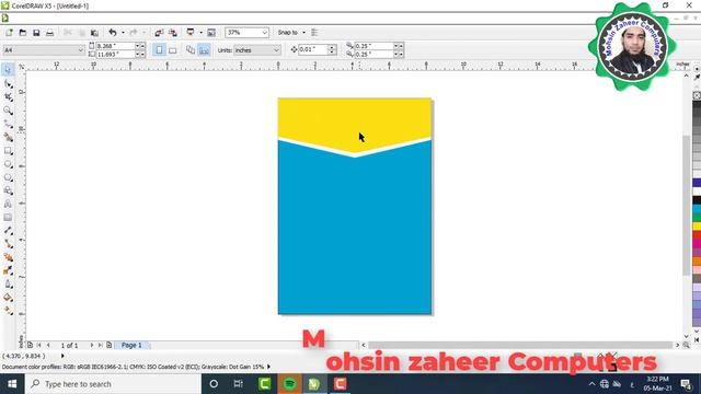Learn CorelDraw in hindi Part 8 | How to use Shape Tool in CorelDraw p 2| shape tool | Mohsin Zahee смотреть онлайн