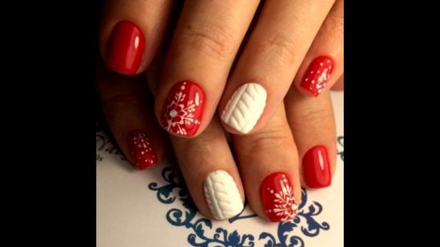 Маникюр на Новый год 2019. Лучшая подборка смотреть онлайн