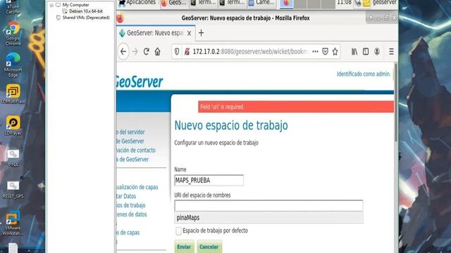 funcionamiento GeoServer Docker Linux смотреть онлайн
