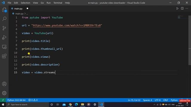 YouTube Video Downloader Using Python For Beginners | Python Projects Tutorial #8 | #Python | смотреть онлайн