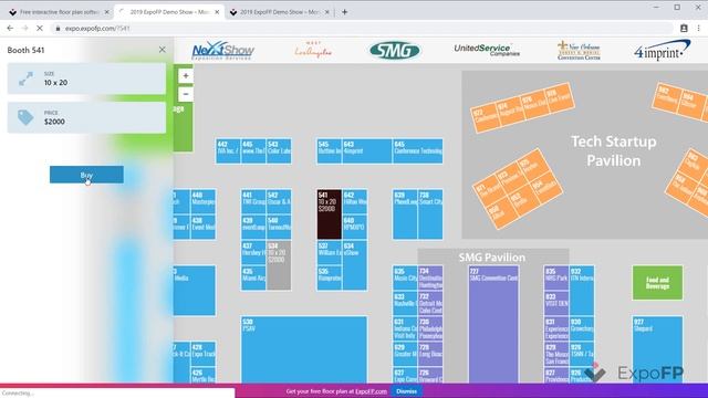 Intro to interactive floor plans for expos from ExpoFP.com смотреть онлайн