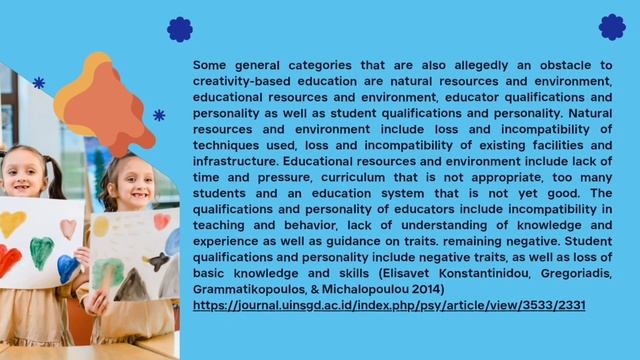 A23122067 | FEBRINA HAJIROH | The Obstacles of the Development in Student Creativity смотреть онлайн