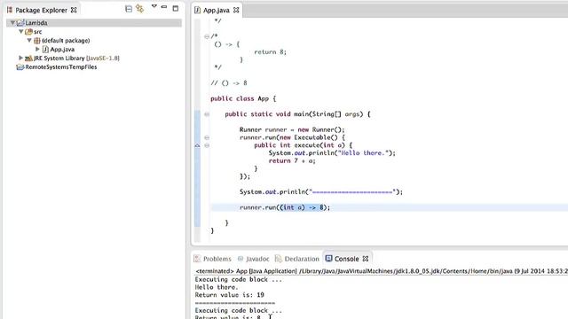 Lambda Expressions in Java What's New in Java 8 Part 1 смотреть онлайн