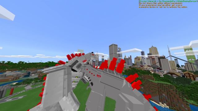 Godzilla VS Kong VS Project Monarch (Godzilla, Kong, Ghidorah, Mecha Godzilla) Minecraft PE смотреть онлайн