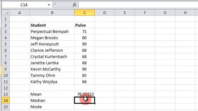 Mean Median Mode in Excel смотреть онлайн
