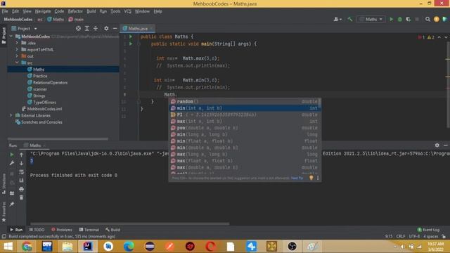 Java Maths Class and Functions | Mehboob Codes смотреть онлайн