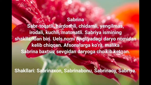 Sabrina ismining maʼnosi смотреть онлайн