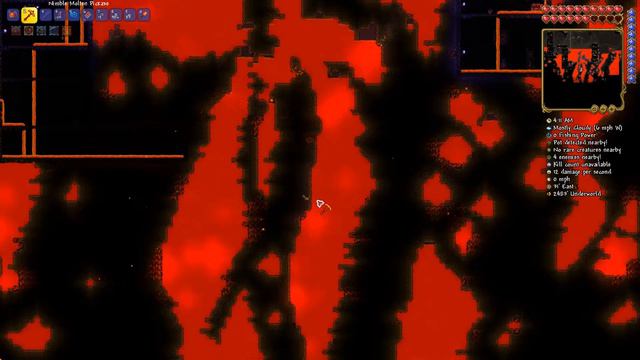 Terraria 1.4 - Master Mode - 29 - Копание адского камня смотреть онлайн
