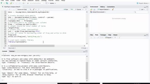 Topic Modeling Example using R смотреть онлайн