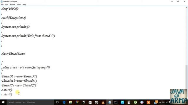 MultiThreading - Use of Thread Methods programming part 1 смотреть онлайн