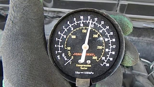Компрессия 1-й цилиндр 2293: