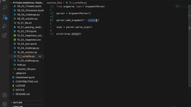 Command Line Arguments | Python Essential Training смотреть онлайн