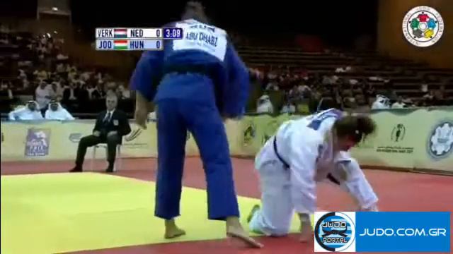 Judo Grand Prix Abu Dhabi 2011 Final -78kg VERKERK (NED)-JOO Abigel (HUN) смотреть онлайн