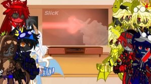 Kaijus react to MechaGodzilla VS Gigan by @slick4785