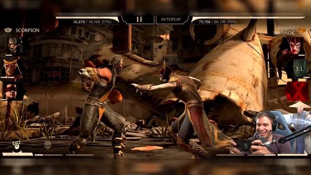 MK Mobile. Death Mark Technique is a GAMECHANGER! Destroying INSANE Resurrection Battle. смотреть онлайн