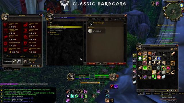 WoW Classic - Druid - Hardcore (18-20) Death смотреть онлайн