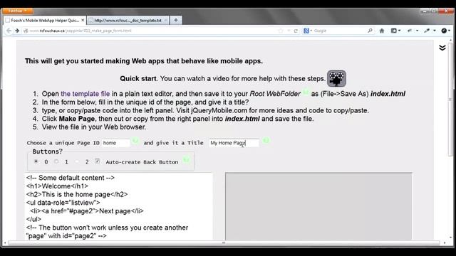 Make a simple Web App смотреть онлайн