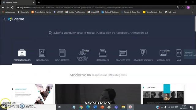 Visme en Español. Tutorial: Como crear una presentación. смотреть онлайн