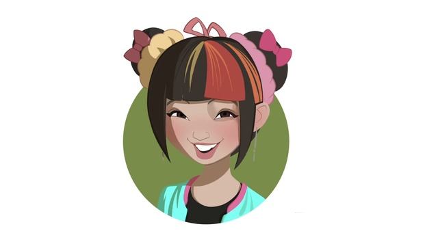 Digital sketching and painting of a game character in Business Heroes: Food Truck Simulation. смотреть онлайн