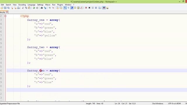 PHP Array Functions Bangla Tutorial Part-10 (array_intersect_assoc) смотреть онлайн