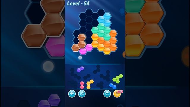 Block Hexa Puzzle Hero Level 54 Walkthrough смотреть онлайн