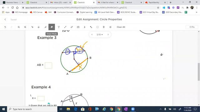 Circle Properties Chords Equidistant from the Center смотреть онлайн