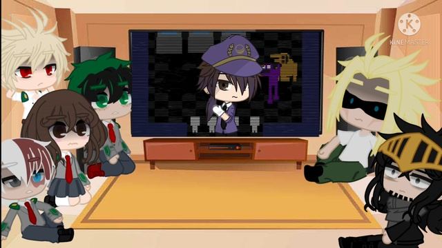 Mha React||•Mha Heros React To The Afton Family / Fnaf•||Mha X Fnaf