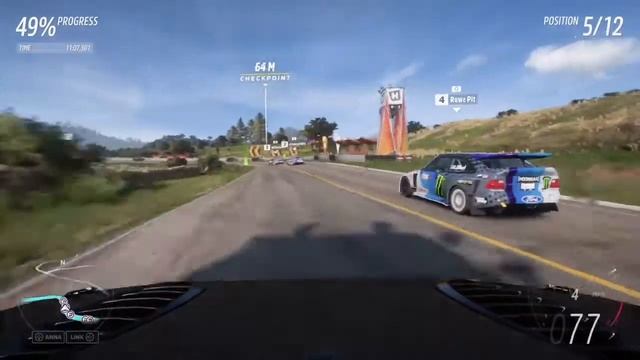 #forzahorizon5 - The Guantlet - 1994 Hoonigan Ford Escort RS Cosworth WRC "Cossie V2" смотреть онлайн
