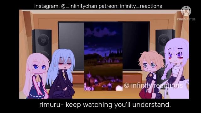 some isekai protagonists react to rimuru tempest || tensura || infinity reactions смотреть онлайн