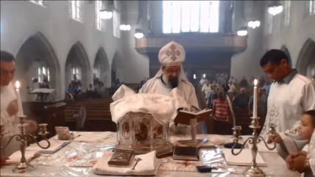 St. Mark Coptic Orthodox Church Weekly Liturgy 7/20/14 смотреть онлайн