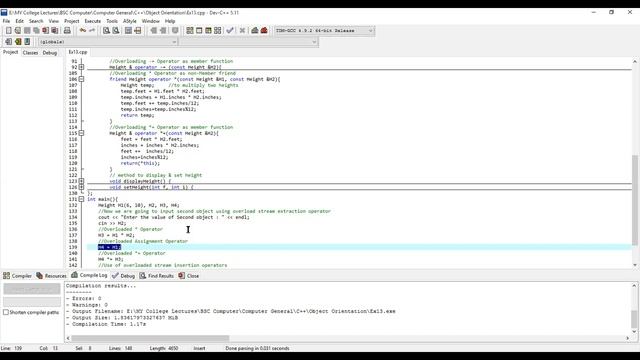 Operator Overloading overloading Multiplication Operator Practical смотреть онлайн