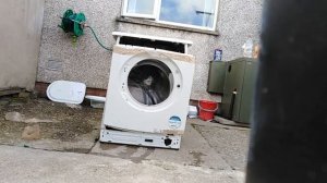 BEKO washing machine destruction slow motion