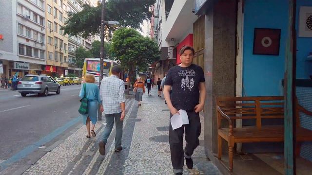 Walking in Copacabana: Barata Ribeiro Street, Rio de Janeiro, Brazil | 【4K】 Binaural 2020 смотреть онлайн